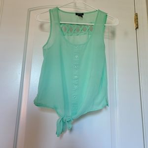Light green blouse